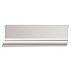 Aluminium-Griffmulde I edelstahlfarben L 2500 mm Alu-Griffmulde edelstahl 2500 mm