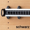 Krawattenhalter ausziehbar - B 500 mm Krawattenhalterung Farbe Schwarz