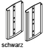 Halterung Kunststoff schwarz Servetto Tasca, schw.