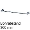 Edelstahl Handtuchhalter Set, 1-fach - BA 300-1200 mm - für Rohr Ø 14 mm BA 300 mm - Ø 14 mm Edelstahl-Handtuchhalter, Komplett-Set