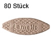 Flachdübel Lamello 10 für Nuttiefe 10 mm, 80 x Orig. Holzlamelle 53x19x4 mm, 80 Stück