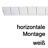Kabelführung Flap - zur horizontalen Montage Weiss - RAL 9003
