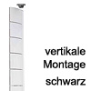 Kabelführung Flap - zur vertikalen Montage Schwarz