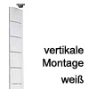 Kabelführung Flap - zur vertikalen Montage Weiss - RAL 9003