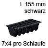 Kabelklemme Exit H 30 mm für 7 x 4 Kabel schwarz Kabel-Klemme schwarz L 155 mm