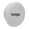 Abdeckkappe beige für Bohrdurchmesser 10 mm Kunststoffkappe beige 13 x 10 x 3 mm