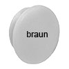 Abdeckkappe braun für Bohrdurchmesser 10 mm Kunststoffkappe braun 13 x 10 x 3 mm