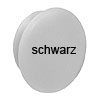 Abdeckkappe schwarz für Bohrdurchmesser 10 mm Kunststoffkappe schwarz 13 x 10 x 3 mm