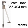 Bremsklappenhalter mit Magnet Klassik D/365 rechts Klappenbremse + Magnet 365-404mm re.