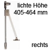 Bremsklappenhalter mit Magnet Klassik D/405 rechts Klappenbremse + Magnet 405-464 mm re.