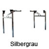 Klapptisch-Gestell Komplettset Foldix H, silbergrau FOLDIX H silbergrau