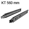 Kugelvollauszug zur seitlichen Montage Schubladenauszug für Schranktiefe 560 mm