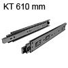 Kugelvollauszug zur seitlichen Montage Schubladenauszug für Schranktiefe 610 mm