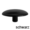 Abdeckkappe Ø 12,5 mm schwarz Kunststoffkappe schwarz 12,5 x 4,2 mm