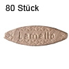 Flachdübel Lamello 0 für Nuttiefe 8 mm, 80 x Orig. Holzlamelle 48x15x4 mm, 80 Stück