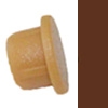 Abdeckkappen 90° Lamello Clamex, Braun Kst.-Kappen Ø 6 mm RAL 8007