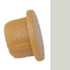 Abdeckkappen 90° Lamello Clamex, Grau-Weiß Kst.-Kappen Ø 6 mm RAL 9002