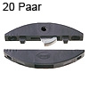 Clamex S Verbinder Platten ab 16 mm Stärke, 20 x Lamello Clamex S-18, 20 Paar