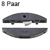 Clamex S Verbinder Platten ab 16 mm Stärke, 8 x Lamello Clamex S-18, 8 Paar