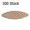 Flachdübel Lamello H9 für Nuttiefe 6 mm, 300 x Orig. Holzlamelle 38x12x3 mm, 300 Stück