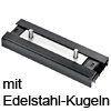 Laufwagen mit Edelstahl-Kugelpaket Accuride DS0115-CASSRC Wagen + Edelstahlkugeln