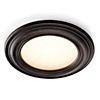 LED-Einbaustrahler Passepartout Ø 78 mm, braun PASSEPARTOUT DOMUS Classic, braun / warmweiß
