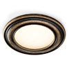 LED-Einbaustrahler Passepartout Ø 78 mm, Bronze antik PASSEPARTOUT DOMUS Classic, bronze / warmweiß