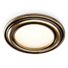 LED-Einbaustrahler Passepartout Ø 78 mm, Gold antik PASSEPARTOUT DOMUS Classic, gold / warmweiß
