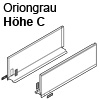Legrabox Zarge C (177 mm) NL 270-650 mm, oriongrau