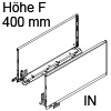 770F4002I Legrabox Zarge F (241 mm), inox LBX Zarge pure F - 400 mm, IN