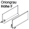 Legrabox Zarge F (241 mm) NL 400-650 mm, oriongrau