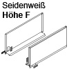 Legrabox Zarge F (241 mm) NL 450-650 mm, seidenweiß