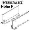 Legrabox Zarge F (241 mm) NL 400-650 mm, terraschwarz
