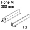 770M3002S Legrabox Zarge M (90,3 mm), terraschwarz LBX Zarge pure M - 300 mm, TS-M