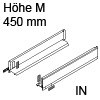 770M4502I Legrabox Zarge M (90,3 mm), inox LBX Zarge pure M - 450 mm, IN