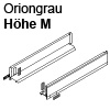 Legrabox Zarge M (90,3 mm) NL 270-650 mm, oriongrau