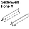 Legrabox Zarge M (90,3 mm) NL 270-650 mm, seidenweiß