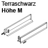 Legrabox Zarge M (90,3 mm) NL 270-650 mm, terraschwarz