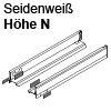 Legrabox Zarge N (66,3 mm) NL 450/500 mm, seidenweiß