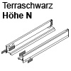 Legrabox Zarge N (66,3 mm) NL 450/500 mm, terraschwarz