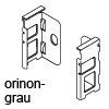 Rückwandhalter-Set Legrabox, Oriongrau
