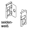 Rückwandhalter-Set Legrabox, Seidenweiß