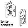 Rückwandhalter-Set Legrabox, Terraschwarz