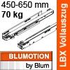 Blum Legrabox Korpusschiene mit Blumotion, 70 kg
