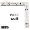 90°-Winkel FLEXYLED CR, natur weiß - links FlexyLED Ecke, 50x50mm (6 Leds) - natur / li.