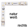 90°-Winkel FLEXYLED CR, natur weiß - rechts FlexyLED Ecke, 50x50mm (6 Leds) - natur / re.
