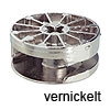 MAXIFIX 35 Verbinder ab 19 mm Zinkdruckg. vernickelt Kreuzschlitz Gehäuse Maxifix 35 / Zi. vernickelt PZ3