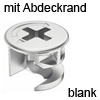 MINIFIX 12 Gehäuse ab 12 mm Dicke blank mit Abdeckrand Geh. Minifix 12R blank