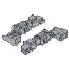 Blum MOVENTO Tiefenverstellung 298.7600 (li/re)