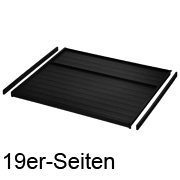 Deckelplatte für 19 mm Schrankseiten, Set dunkelgrau